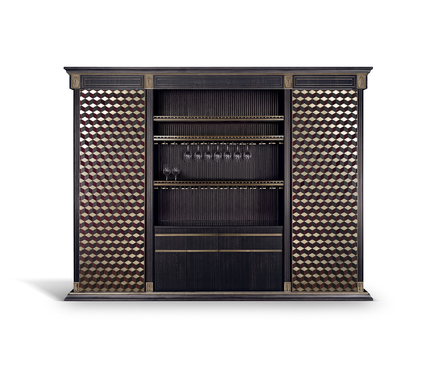 Buy Alber Bar Cabinet - Handcrafted in India - Madheke