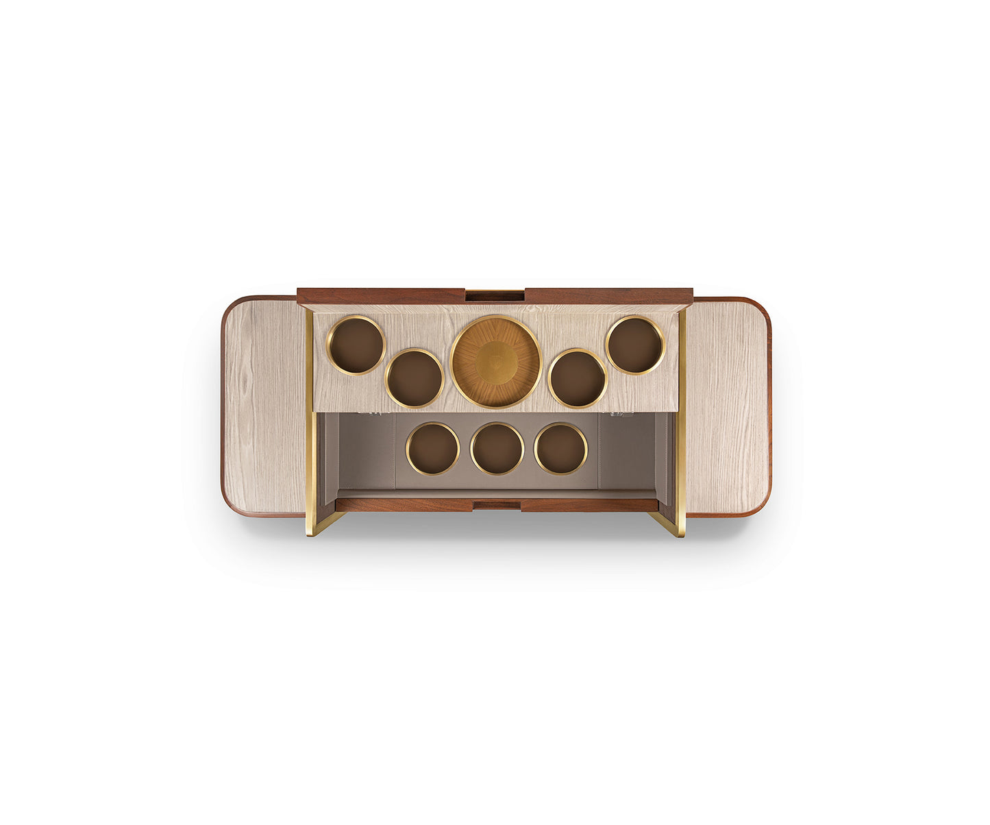 Buy Bowlyn Cocktail Bar - Cabinet Top Opens for Serving Counter - Madheke