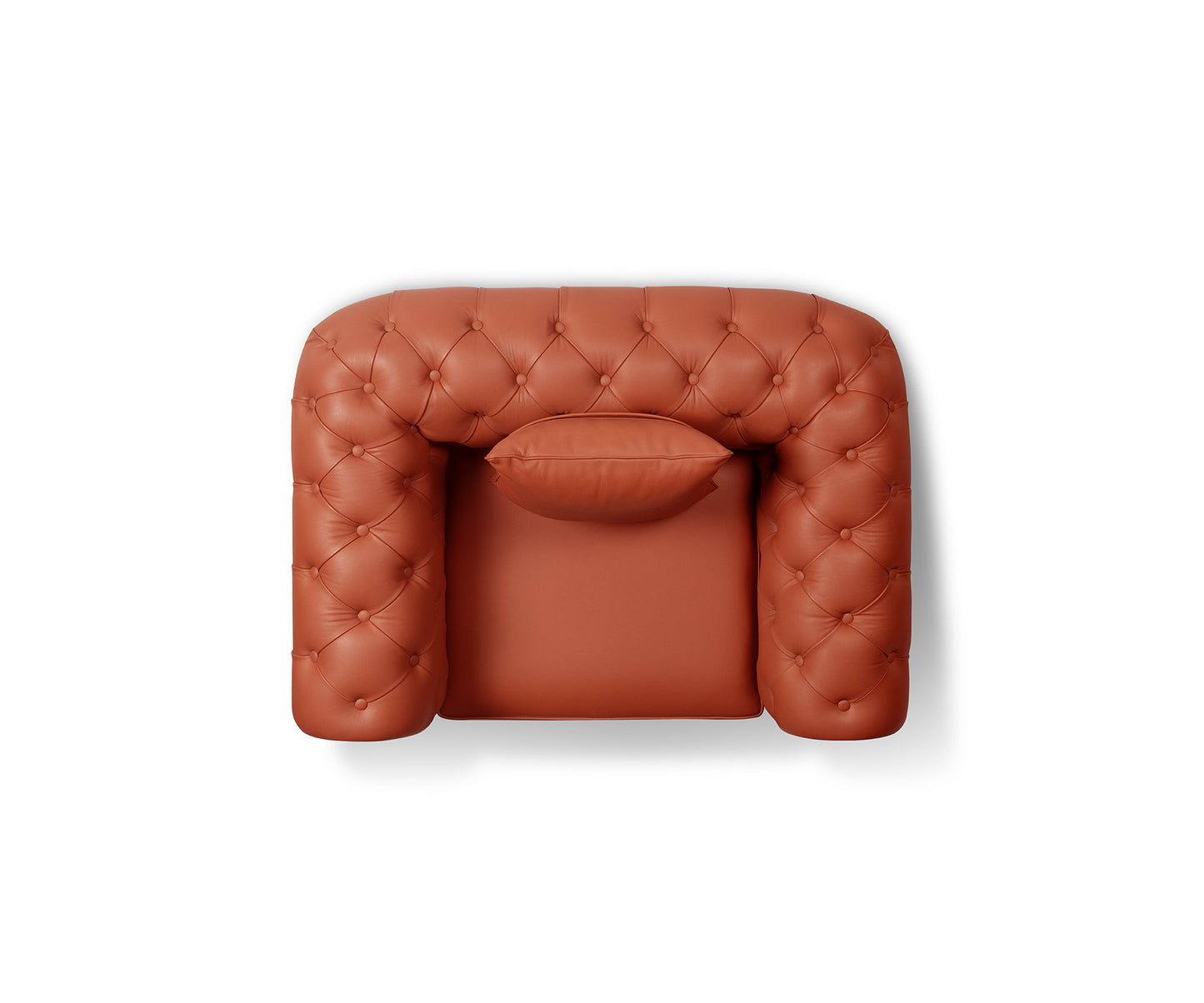 Fitz Chesterfield Sofa, Single Seater