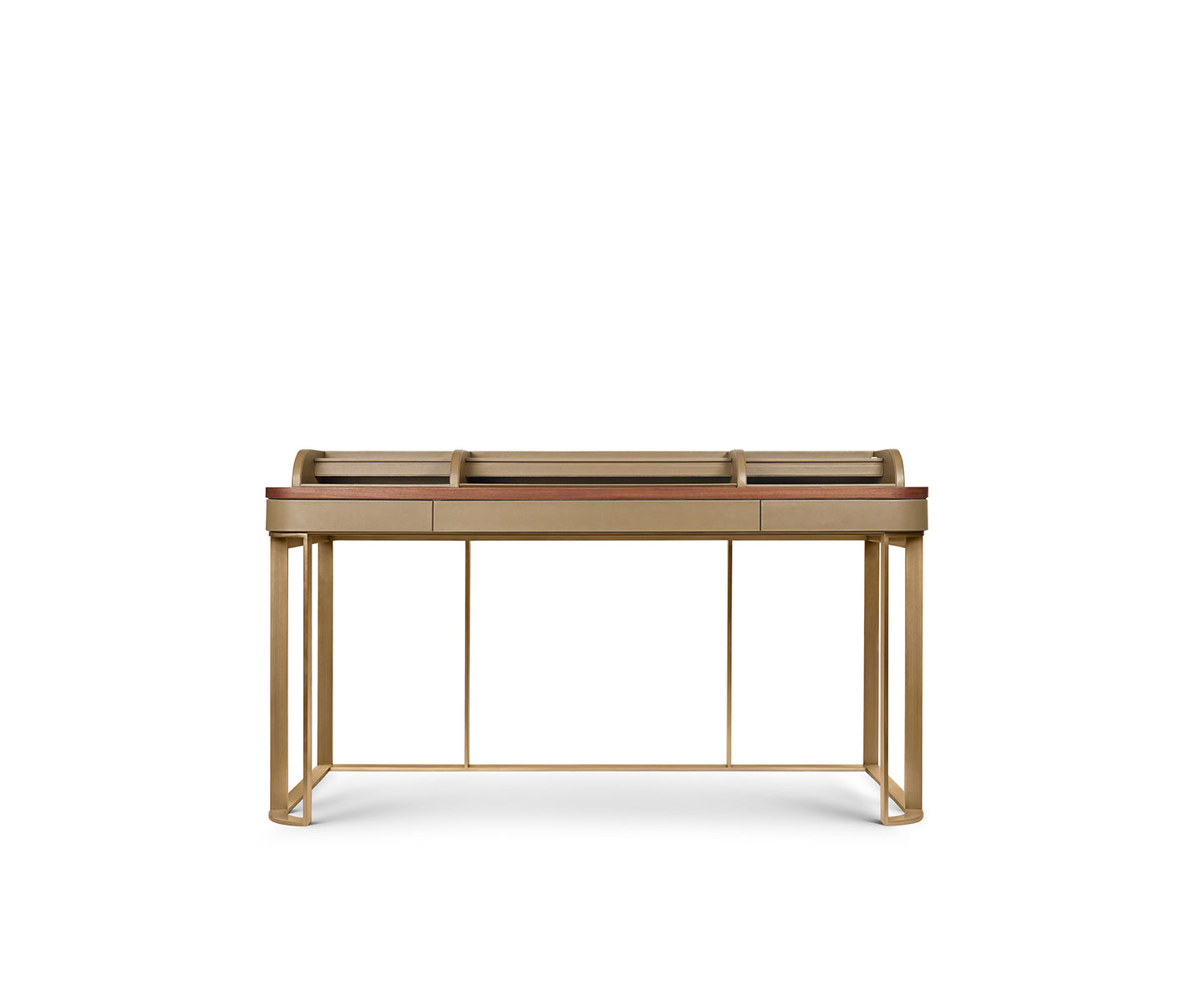 Buy Beluga Desk - Brass Frame Finish - Madheke
