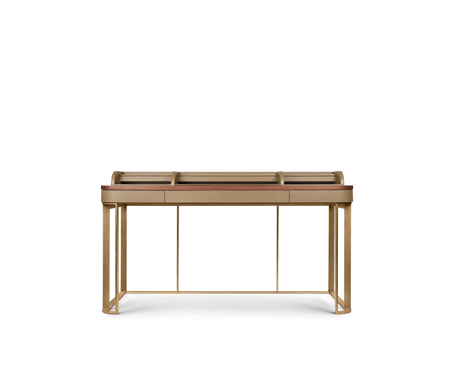Buy Beluga Desk - Brass Frame Finish - Madheke