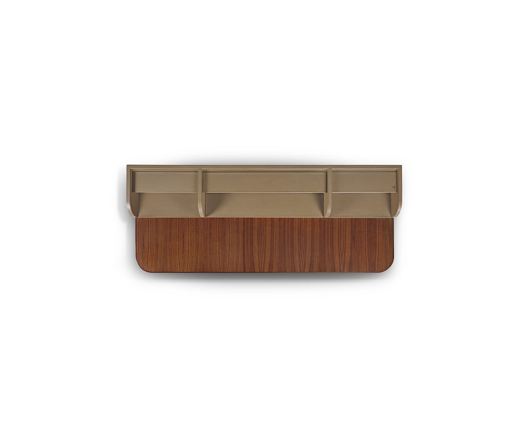 Buy Beluga Desk - Leather Desk Top Organisers lined in Faux Suede - Madheke