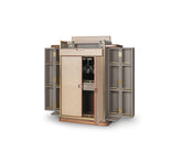 Buy Bowlyn Cocktail Bar - Side Compartments with Bottle Storage - Madheke