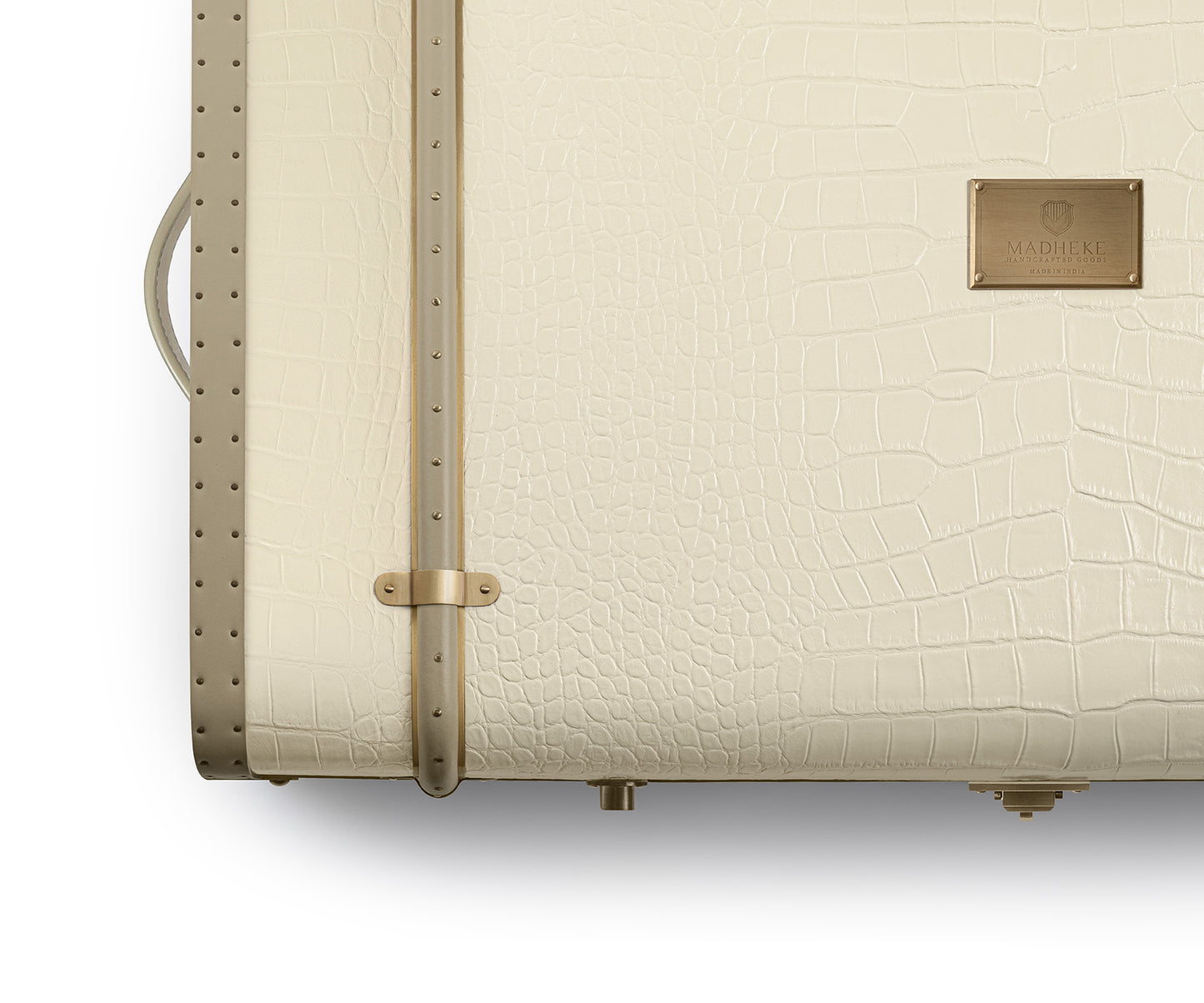 Buy Coco Accent Trunk Large Beige - Trunk Exterior in Croco Imprint - Madheke