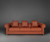 Fitz Chesterfield Sofa,3 Seater