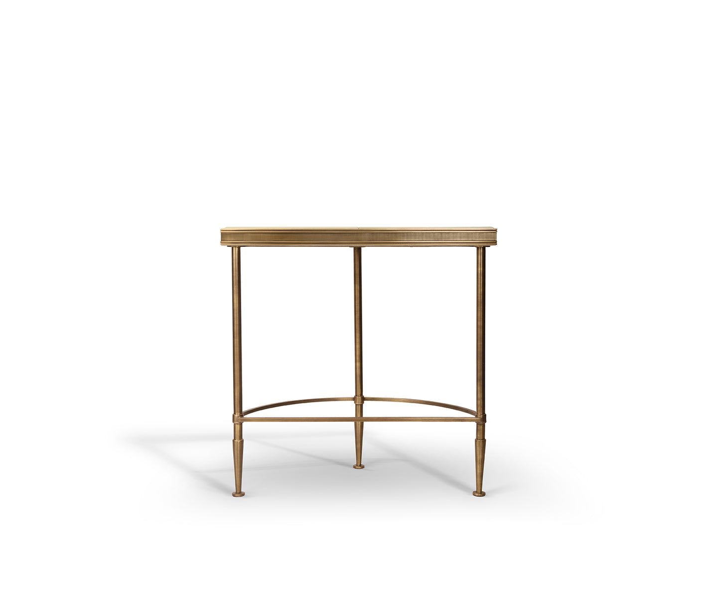 Mandel Half Moon Side Table