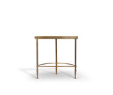 Mandel Half Moon Side Table