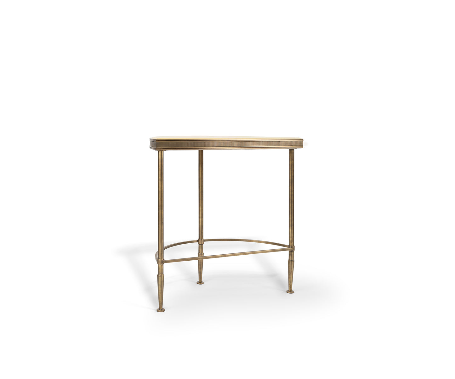 Mandel Half Moon Side Table