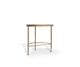 Mandel Half Moon Side Table