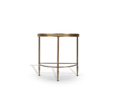 Mandel Half Moon Side Table