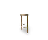 Mandel Half Moon Side Table