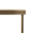 Mandel Half Moon Side Table