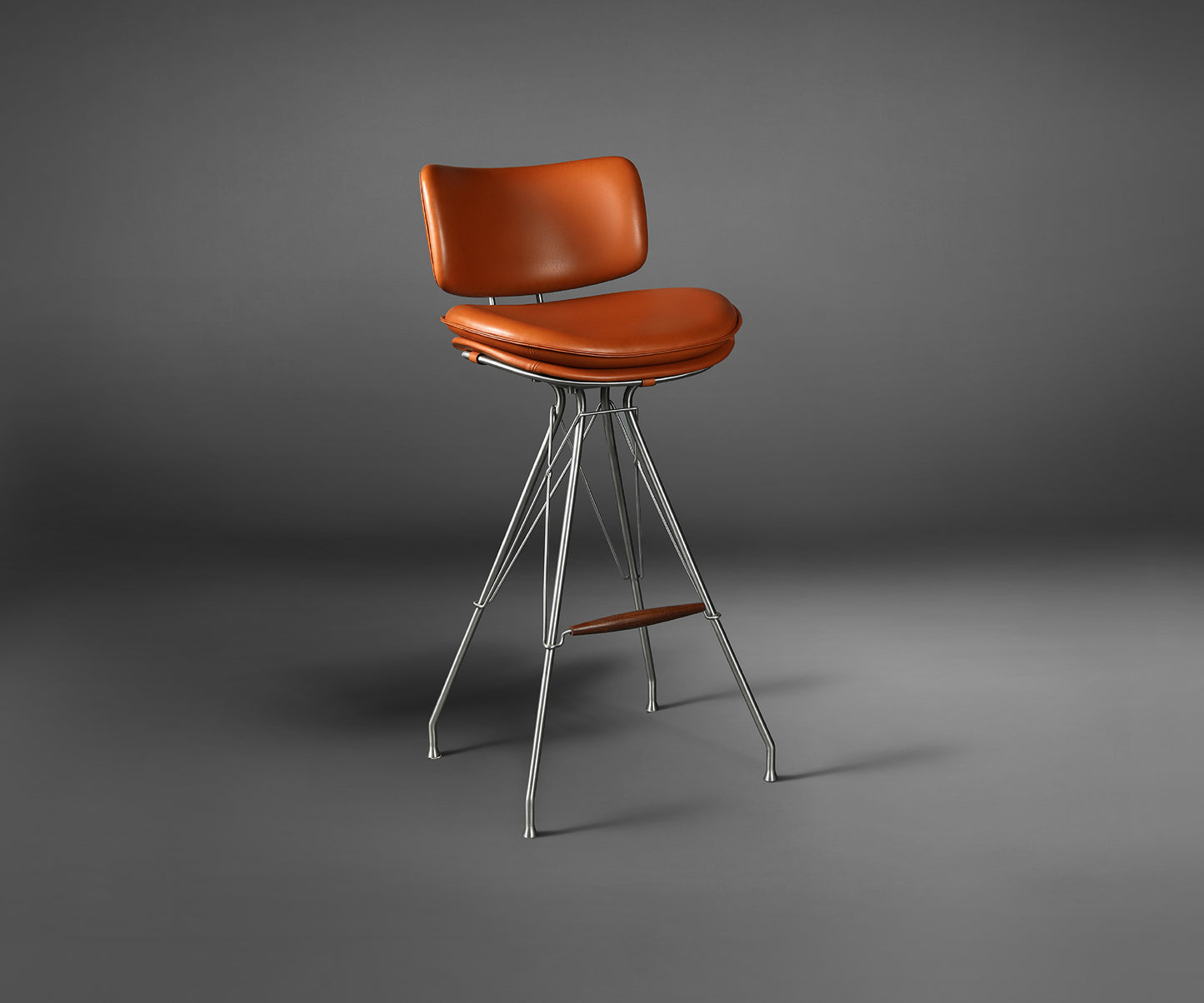 Tella Bar Stool Leather